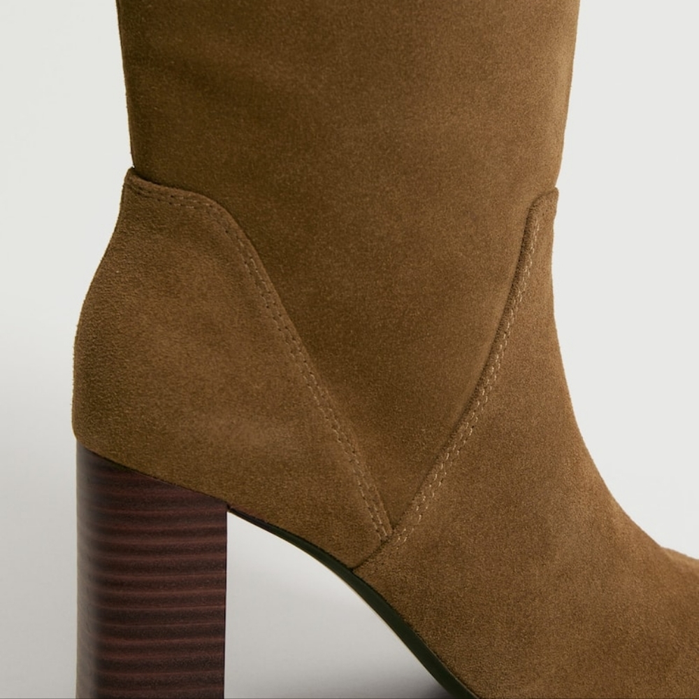Women Shoes, Leather boots with tall leg - Picture 4 of 5